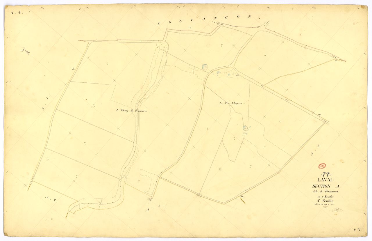 Section A dite de Fresnieres, en 7 feuilles, 4eme feuille