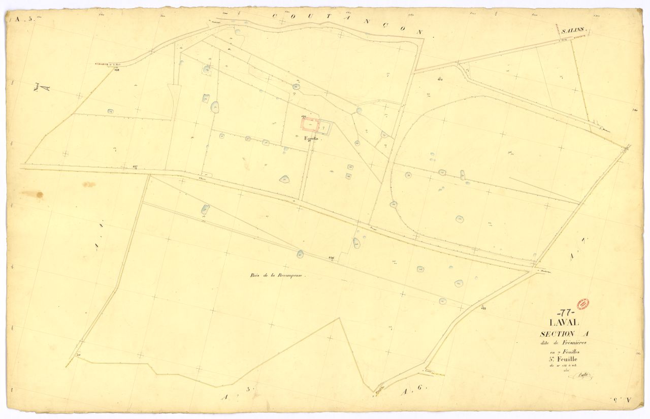 Section A dite de Fresnieres, en 7 feuilles, 5eme feuille