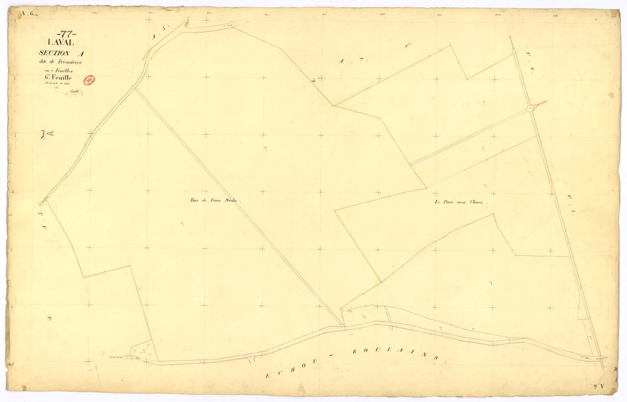 Section A dite de Fresnieres, en 7 feuilles, 6eme feuille