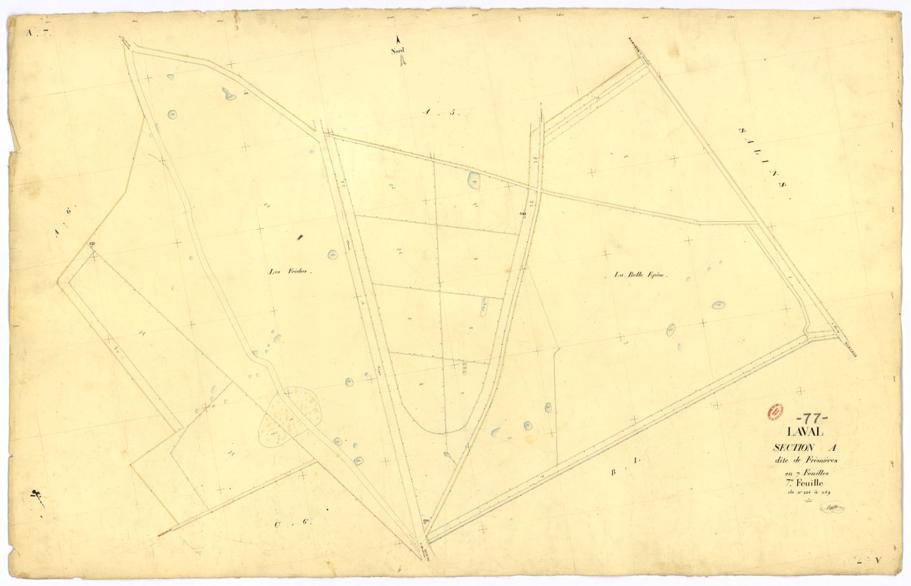 Section A dite de Fresnieres, en 7 feuilles, 7eme feuille