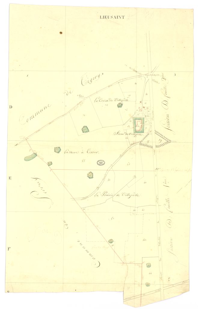 minute, section D, 3eme feuille