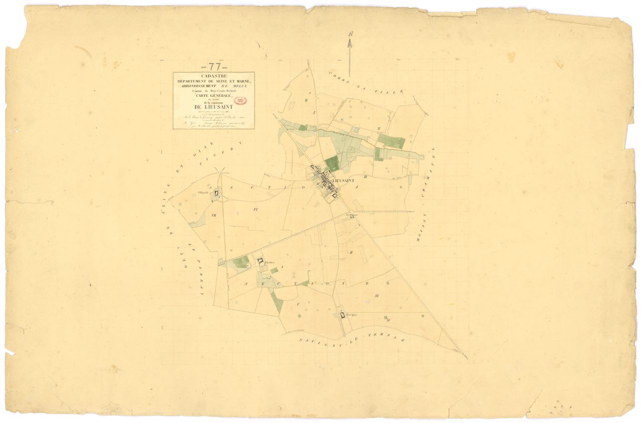 Tableau d'assemblage, 2 sections