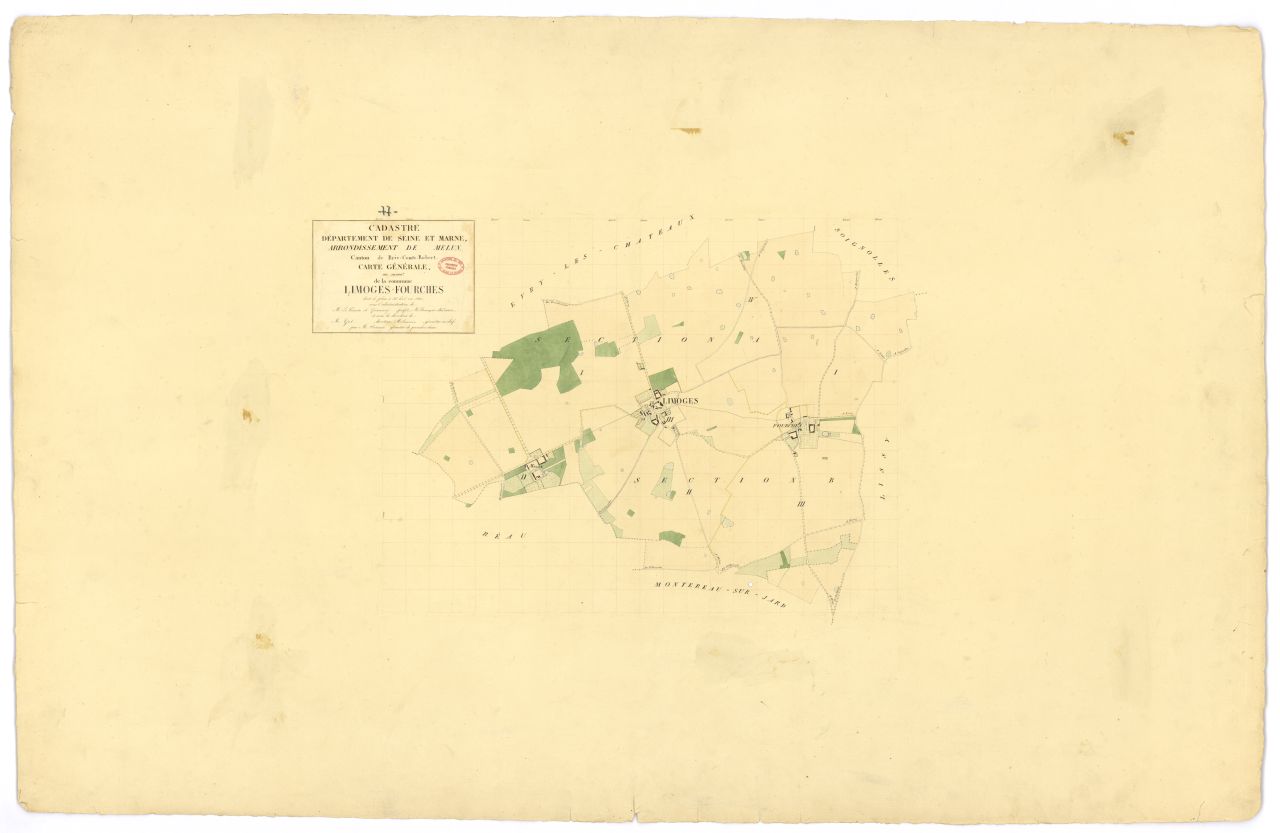 Tableau d'assemblage, 2 sections