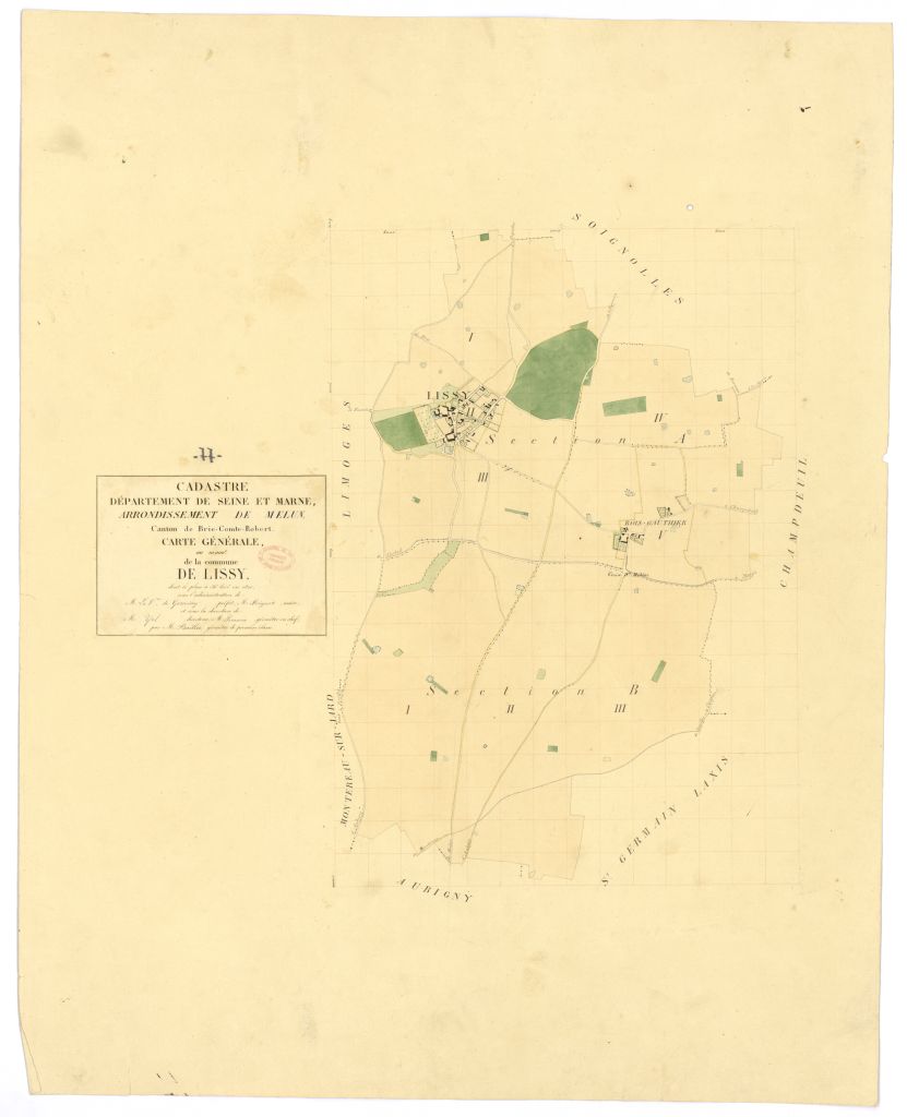 Tableau d'assemblage, 2 sections