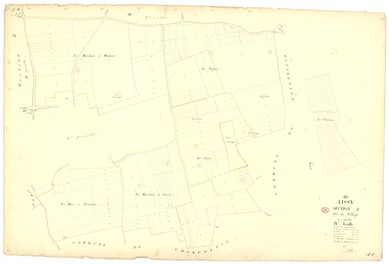 Section A dite du Village, en 5 feuilles, 4eme feuille
