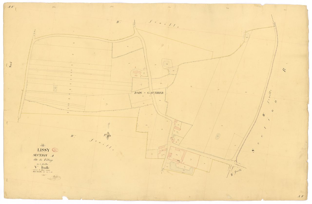 Section A dite du Village, en 5 feuilles, 5eme feuille