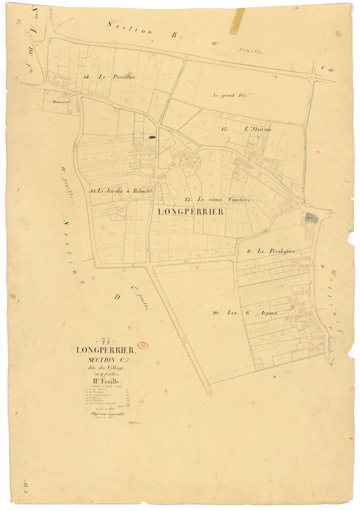 Section C dite du Village, en 2 feuilles, 2eme feuille