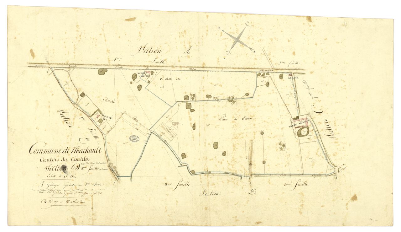 minute, section D, 4eme feuille