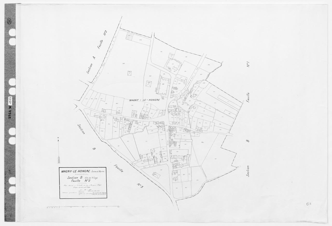 Section B dite du Village, 2eme feuille