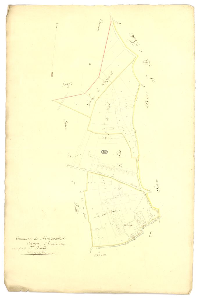 minute, section A, 2eme feuille