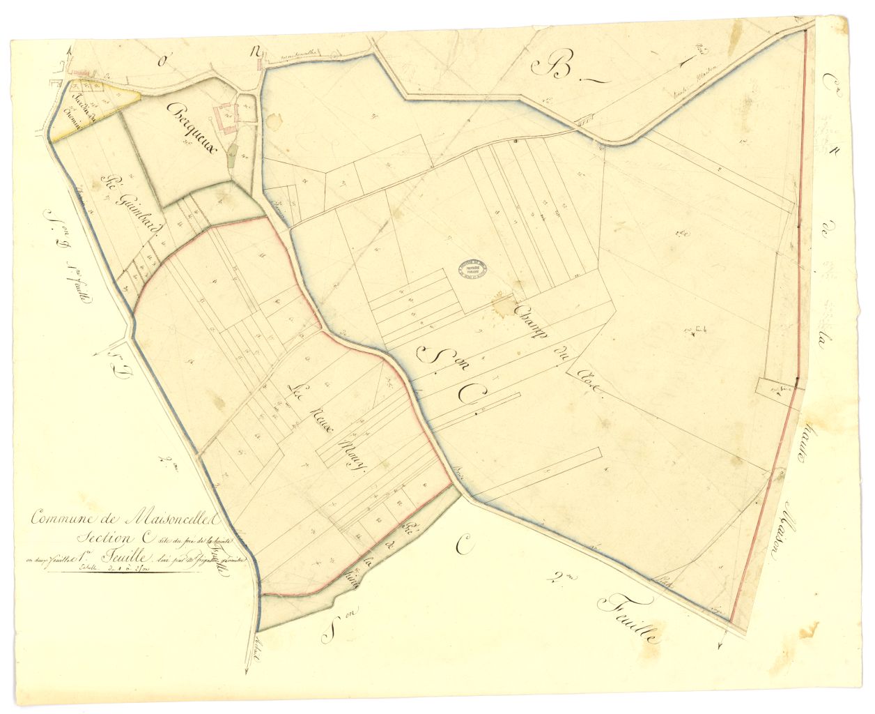 minute, section C, 1ere feuille