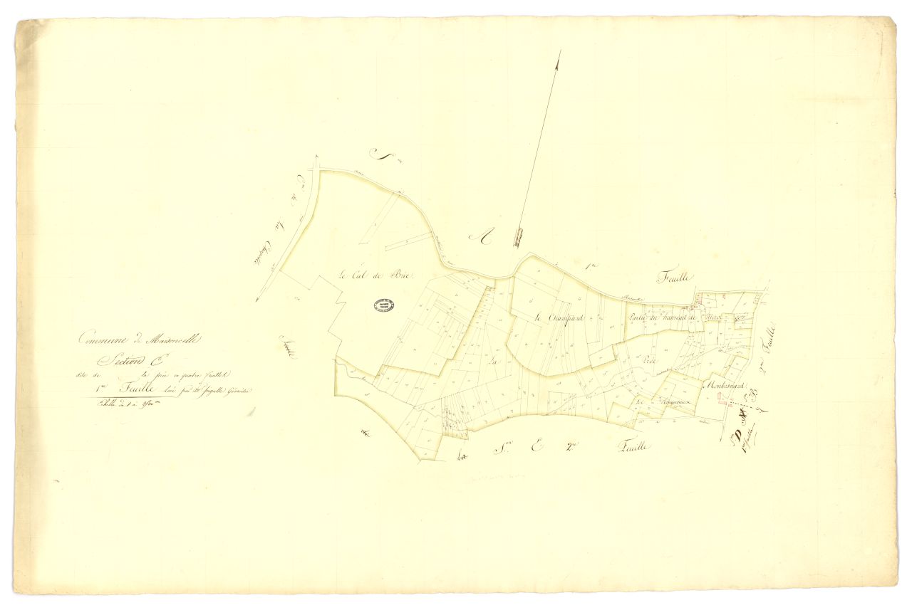 minute, section E, 1ere feuille