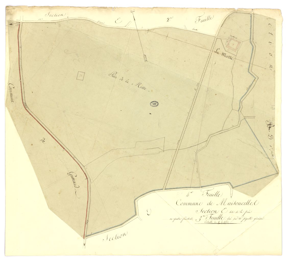 minute, section E, 3eme feuille
