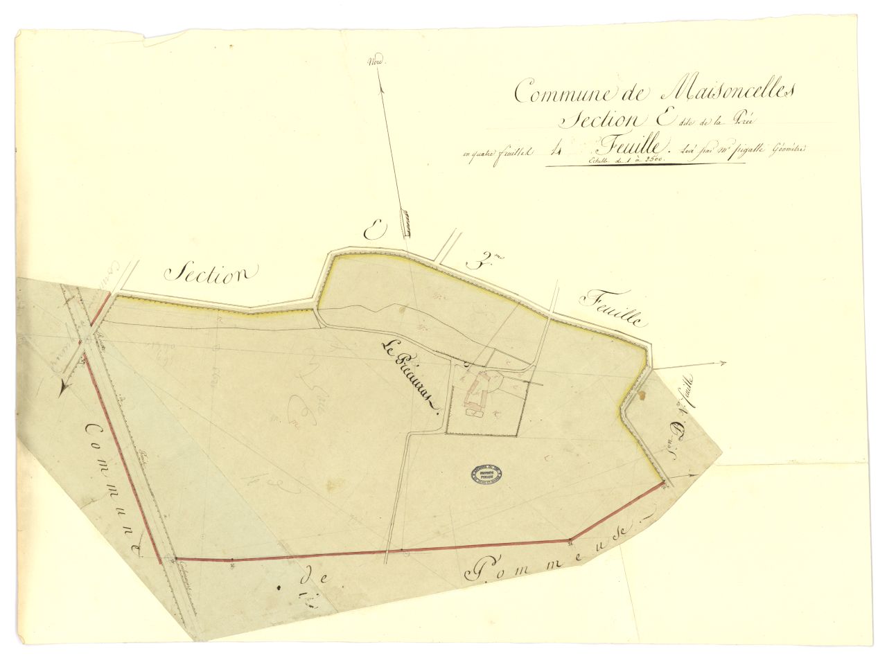minute, section E, 4eme feuille