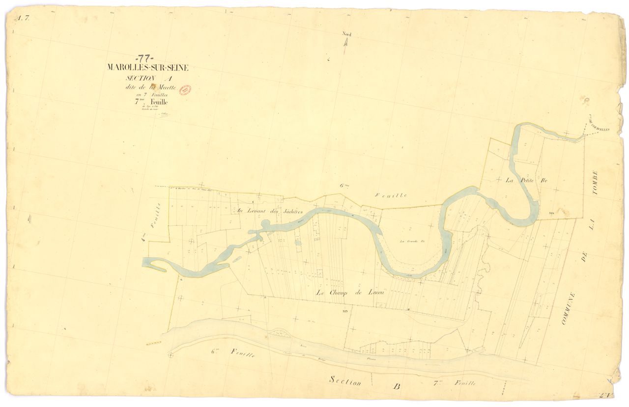 Section A dite de la Muette, en 7 feuilles, 7eme feuille