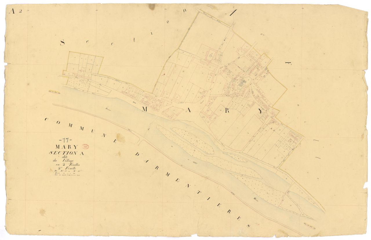 Section A dite du Village, en 2 feuilles, 2eme feuille