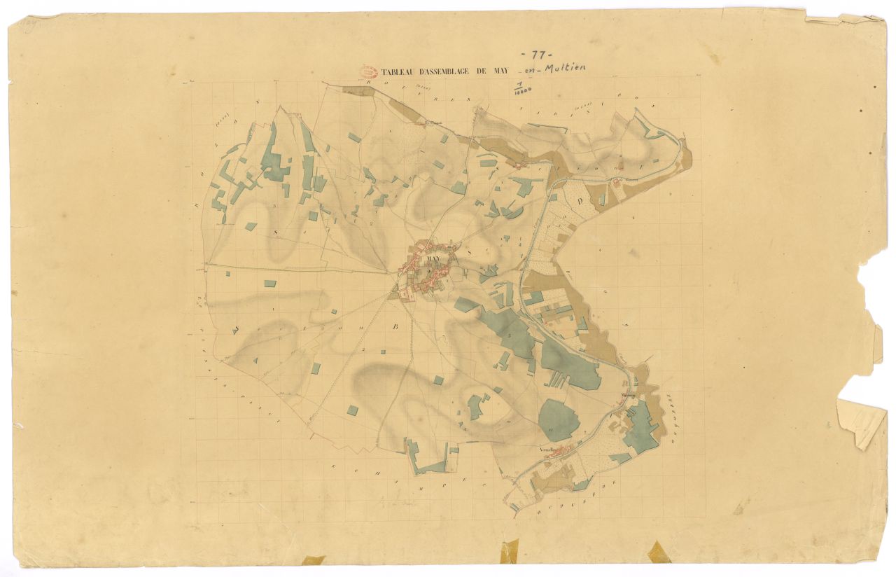 Tableau d'assemblage, 5 sections