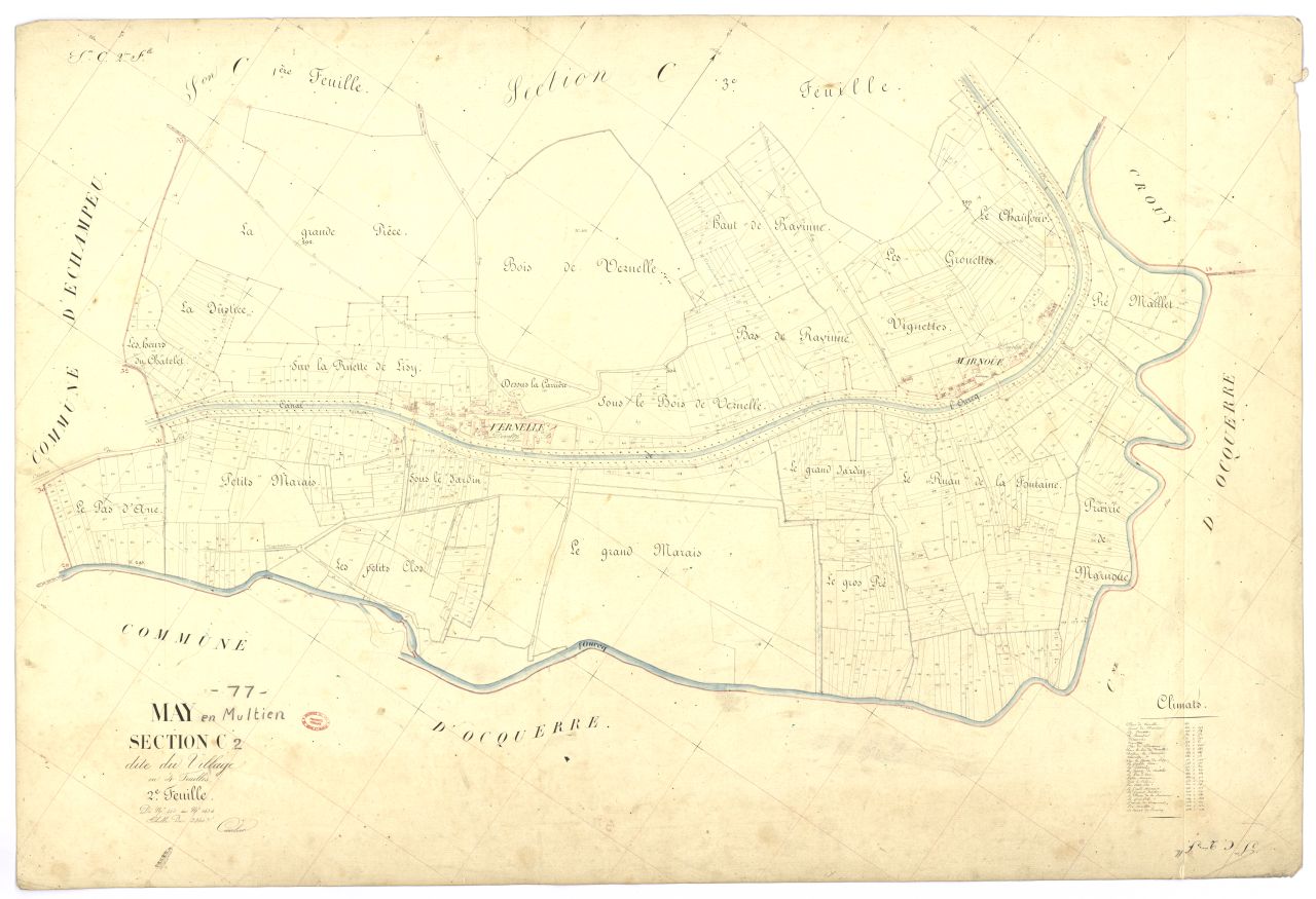 Section C dite du Village, en 4 feuilles, 2eme feuille