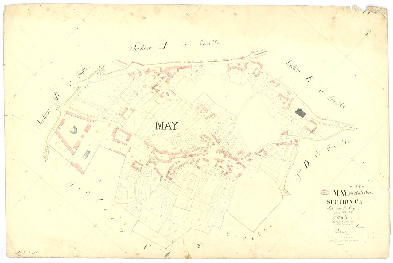 Section C dite du Village, en 4 feuilles, 4eme feuille