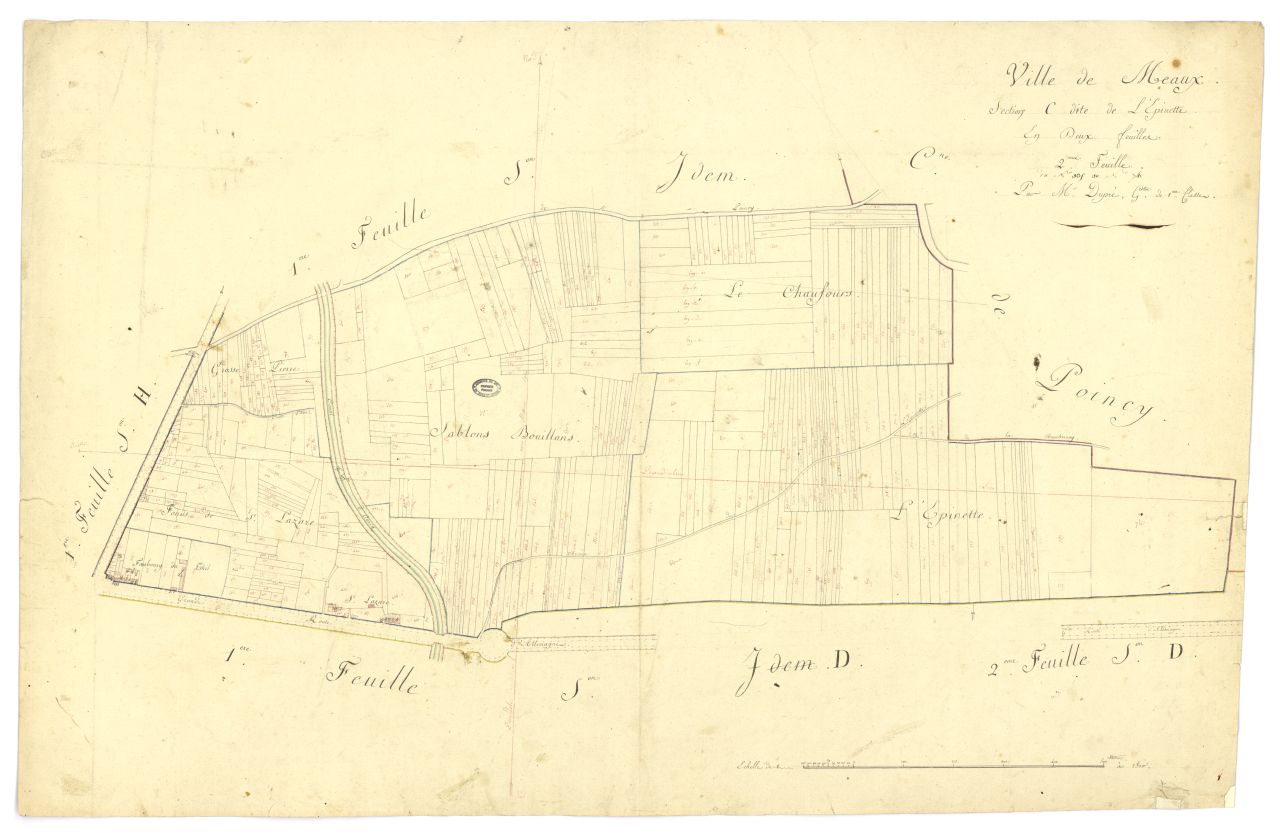 minute, section C, 2eme feuille