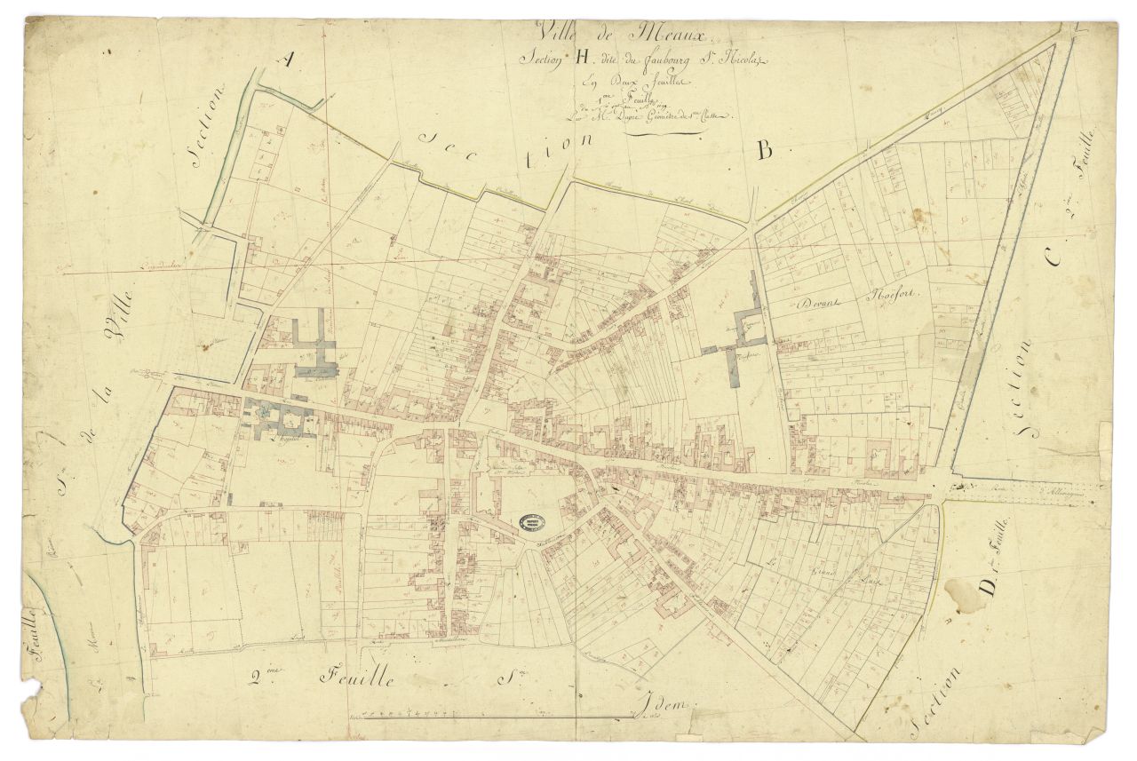 minute, section H, 1ere feuille