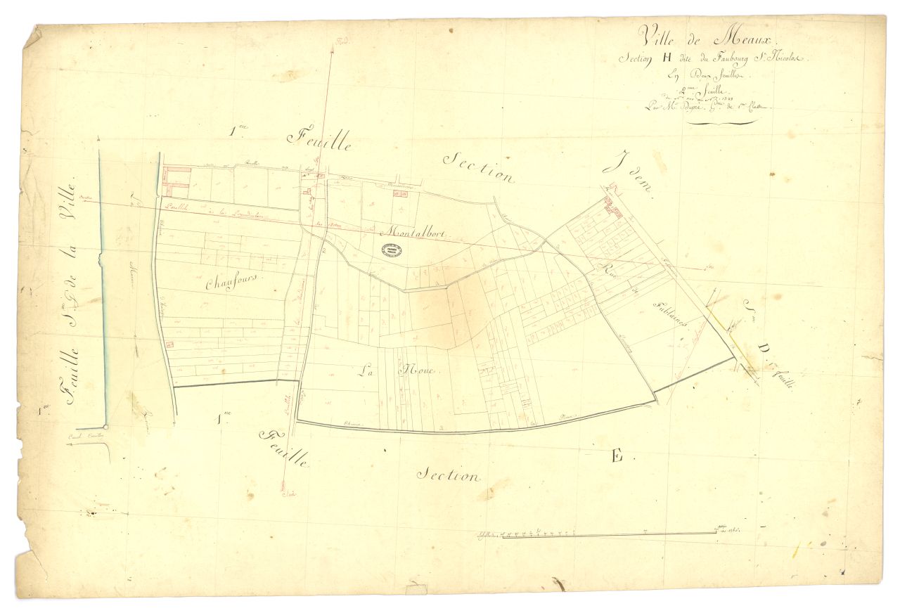 minute, section H, 2eme feuille