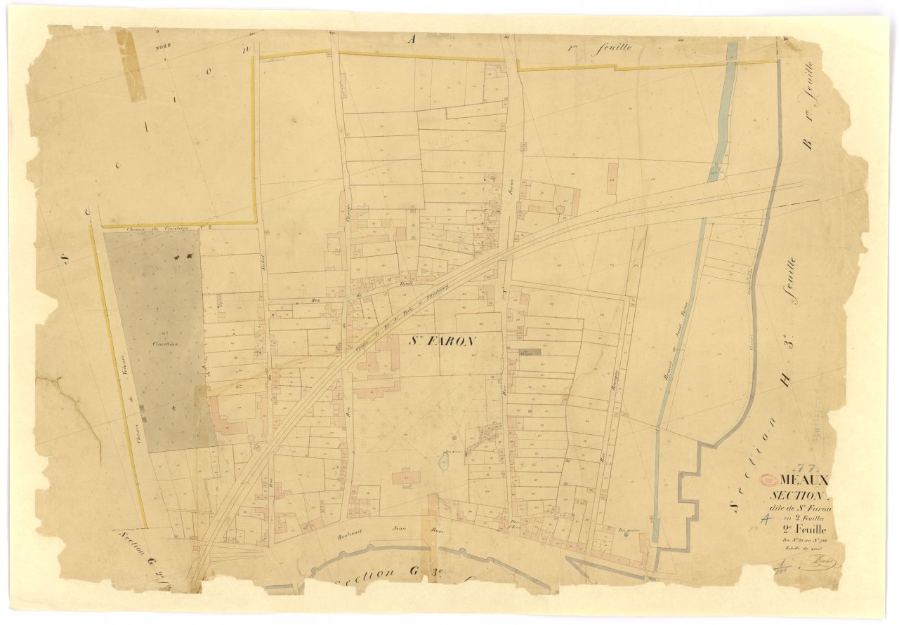 Section A dite de Saint-Faron, en 2 feuilles, 2eme feuille