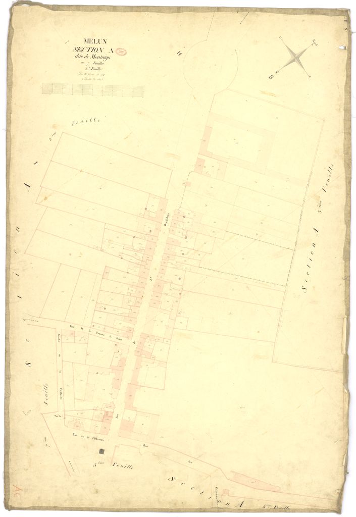 Section A dite de Montaigu, en 7 feuilles, 6eme feuille