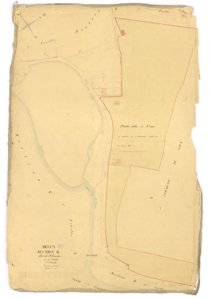 Section B dite de Saint-Liesne, en 10 feuilles, 8eme feuille