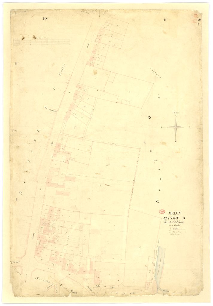 Section B dite de Saint-Liesne, en 10 feuilles, 10eme feuille