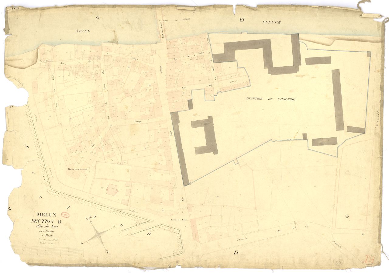 Section D dite du Sud, en 4 feuilles, 3eme feuille
