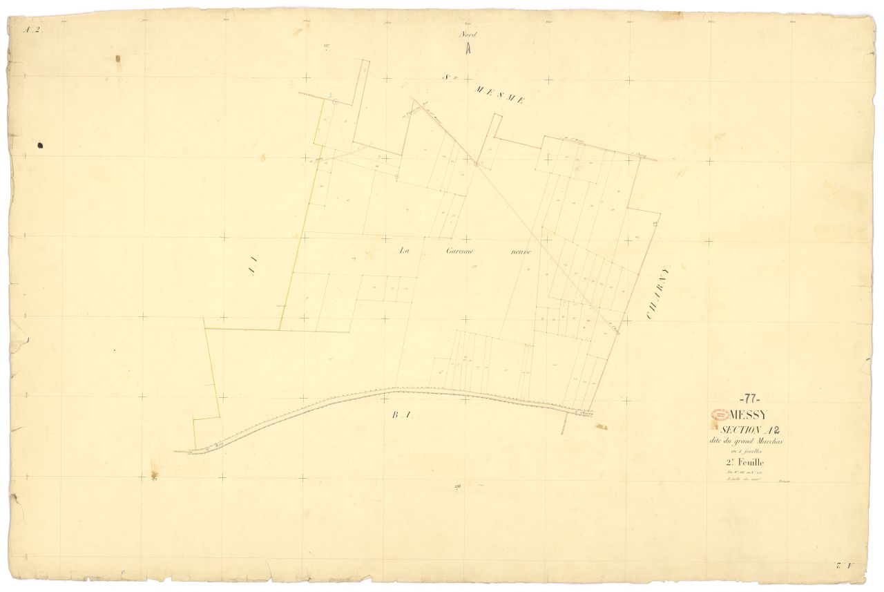 Section A dite du Grand-Marchas, en 2 feuilles, 2eme feuille