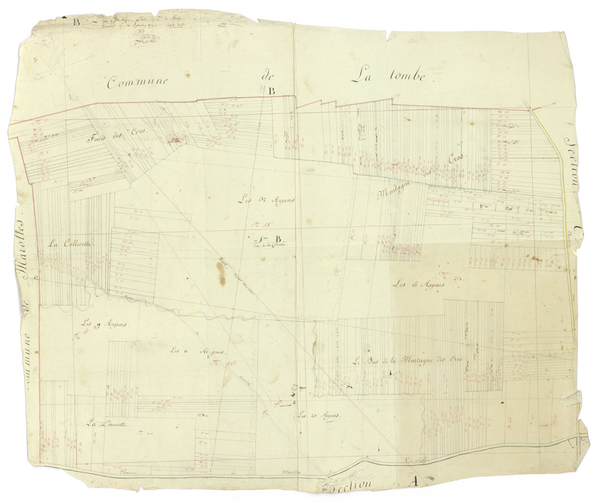 minute, section B
