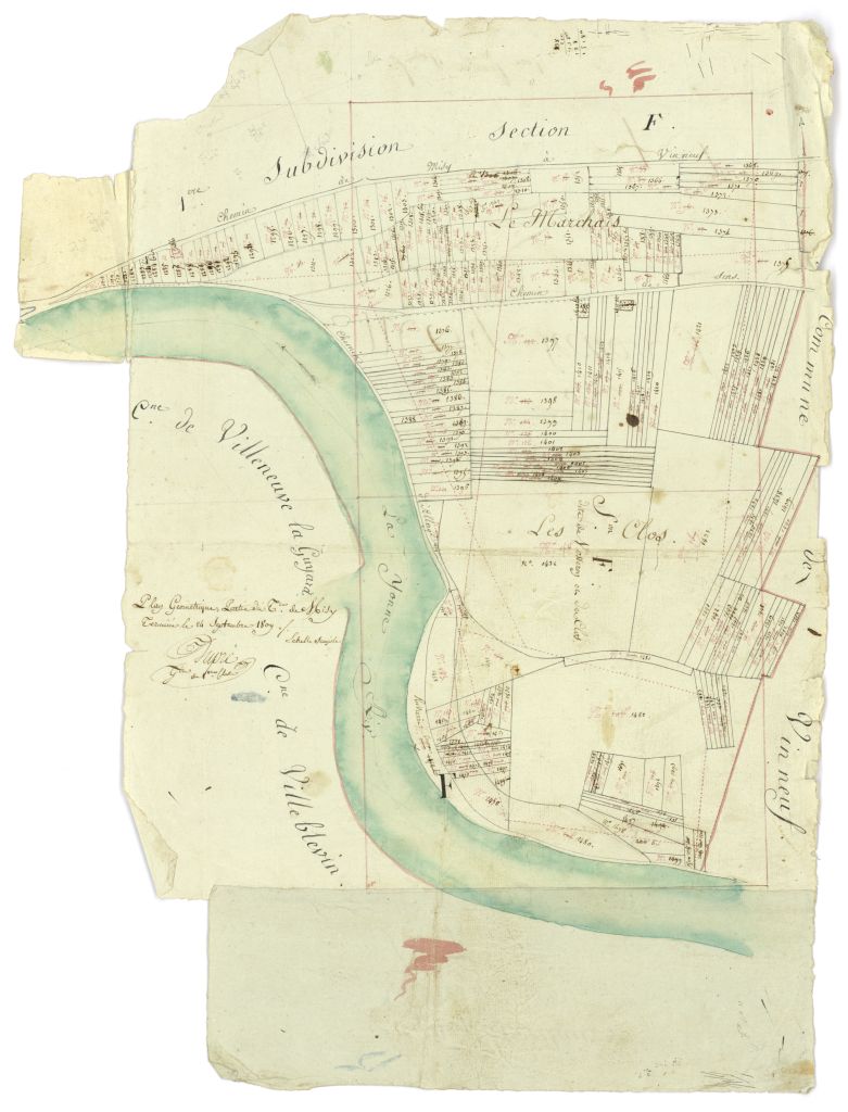 minute, section F, 1ere feuille