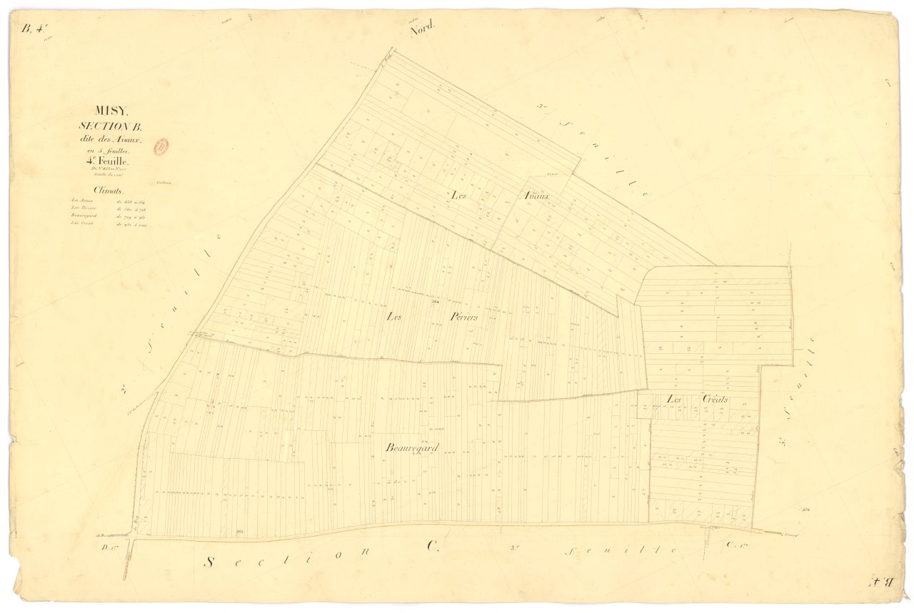 Section B dite d'Avaux, en 5 feuilles, 4eme feuille