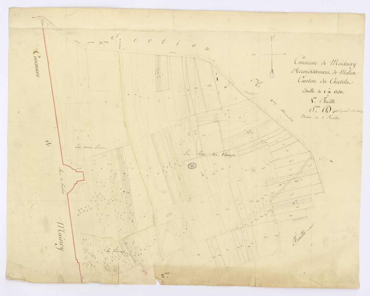 minute, section D, 1ere feuille