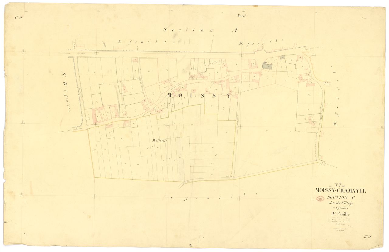 Section C dite du Village, en 6 feuilles, 4eme feuille