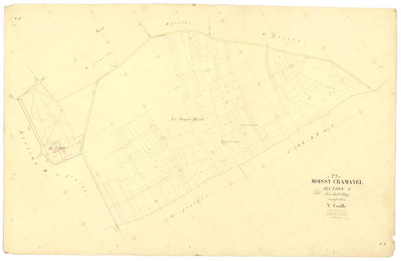 Section C dite du Village, en 6 feuilles, 5eme feuille