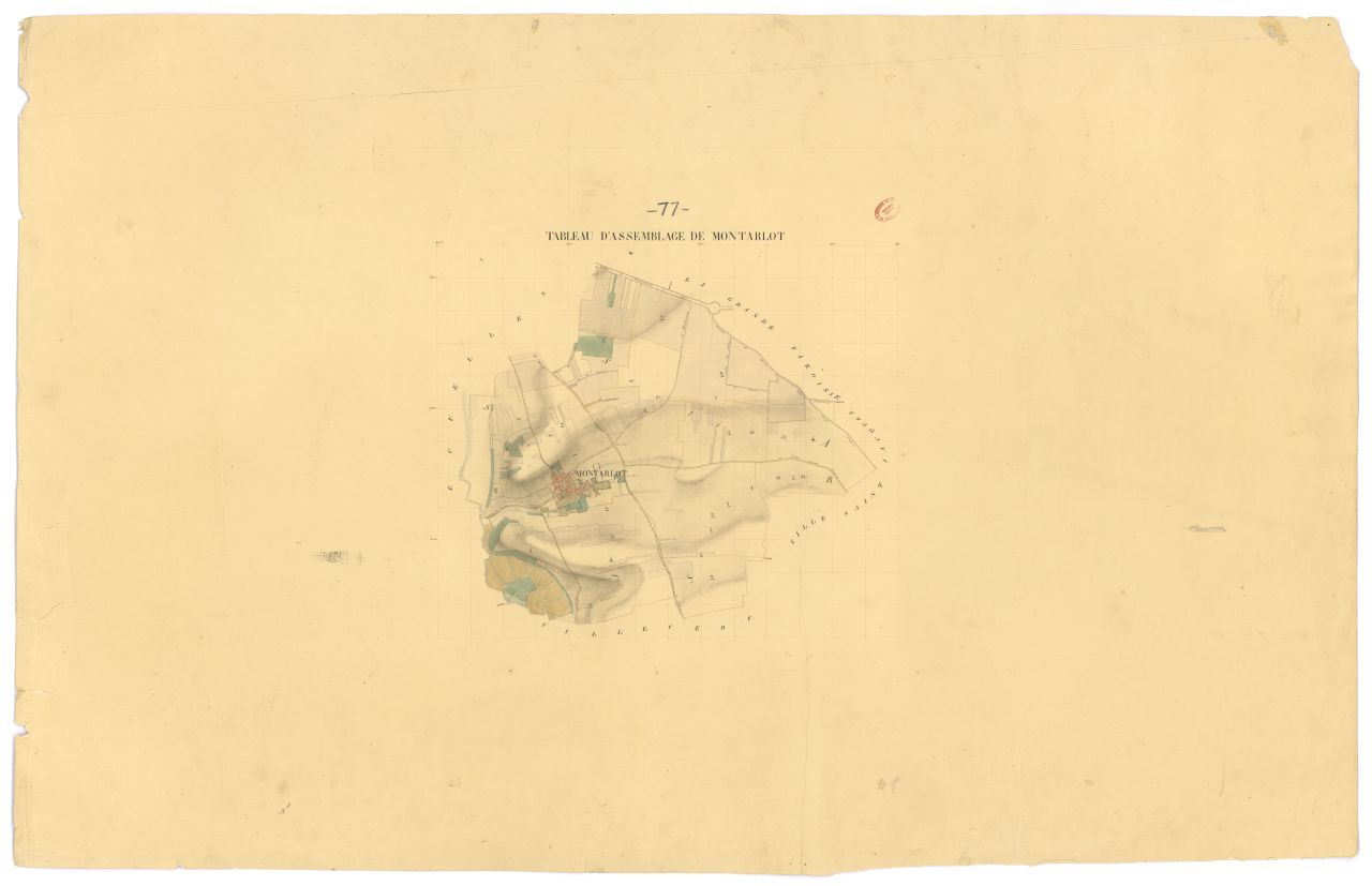 Tableau d'assemblage, 3 sections