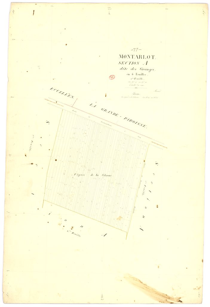 Section A dite des Granges, en 6 feuilles, 2eme feuille