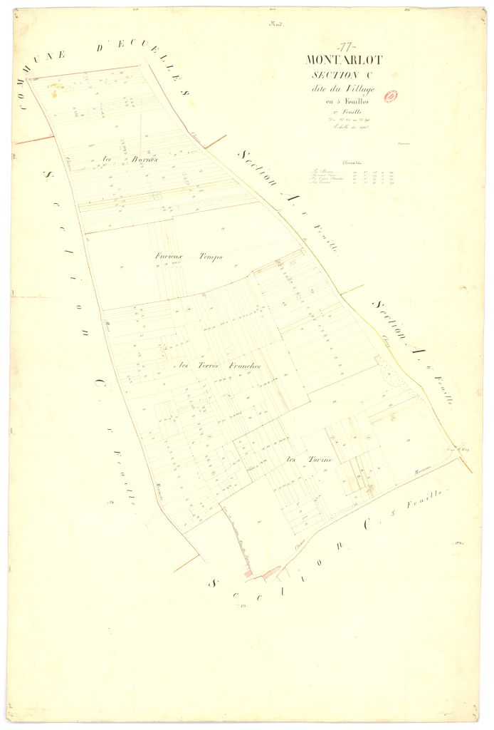 Section C dite du Village, en 5 feuilles, 2eme feuille