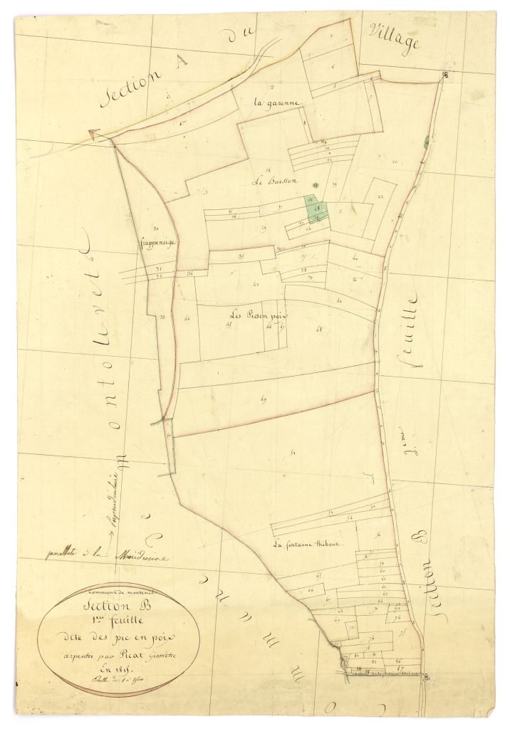 minute, section B, 1ere feuille