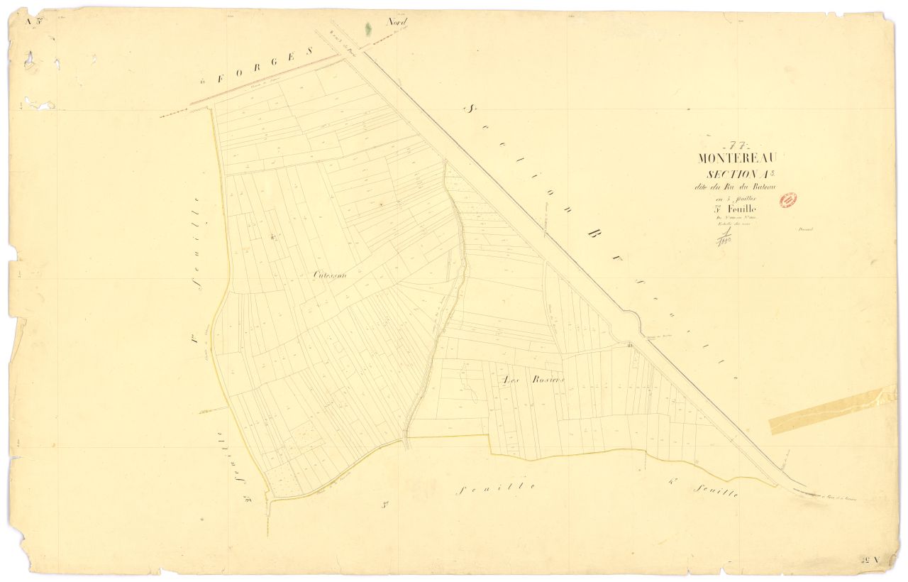 Section A dite du Ru-du-Bateau, en 5 feuilles, 5eme feuille