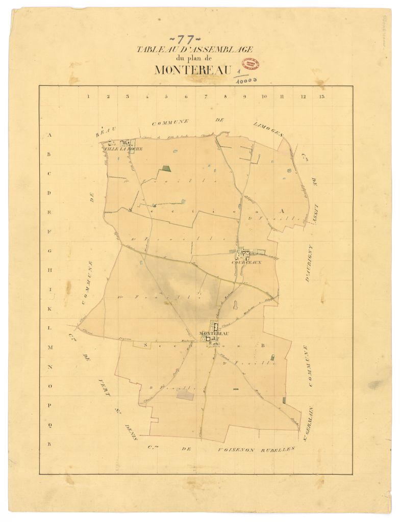 Tableau d'assemblage, 2 sections