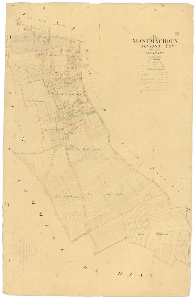Section C dite de Longuins, en 2 feuilles, 2eme feuille