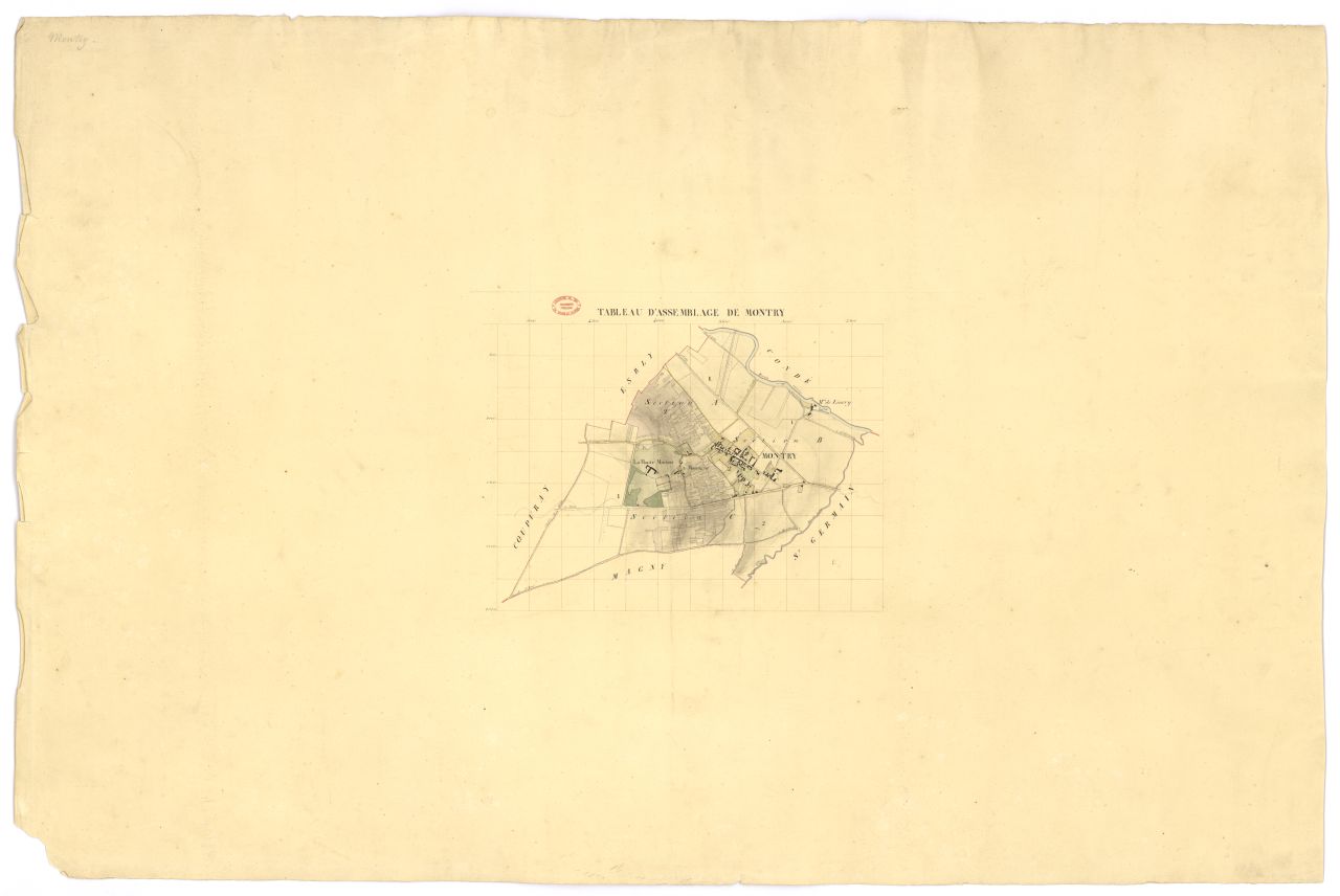 Tableau d'assemblage, 3 sections