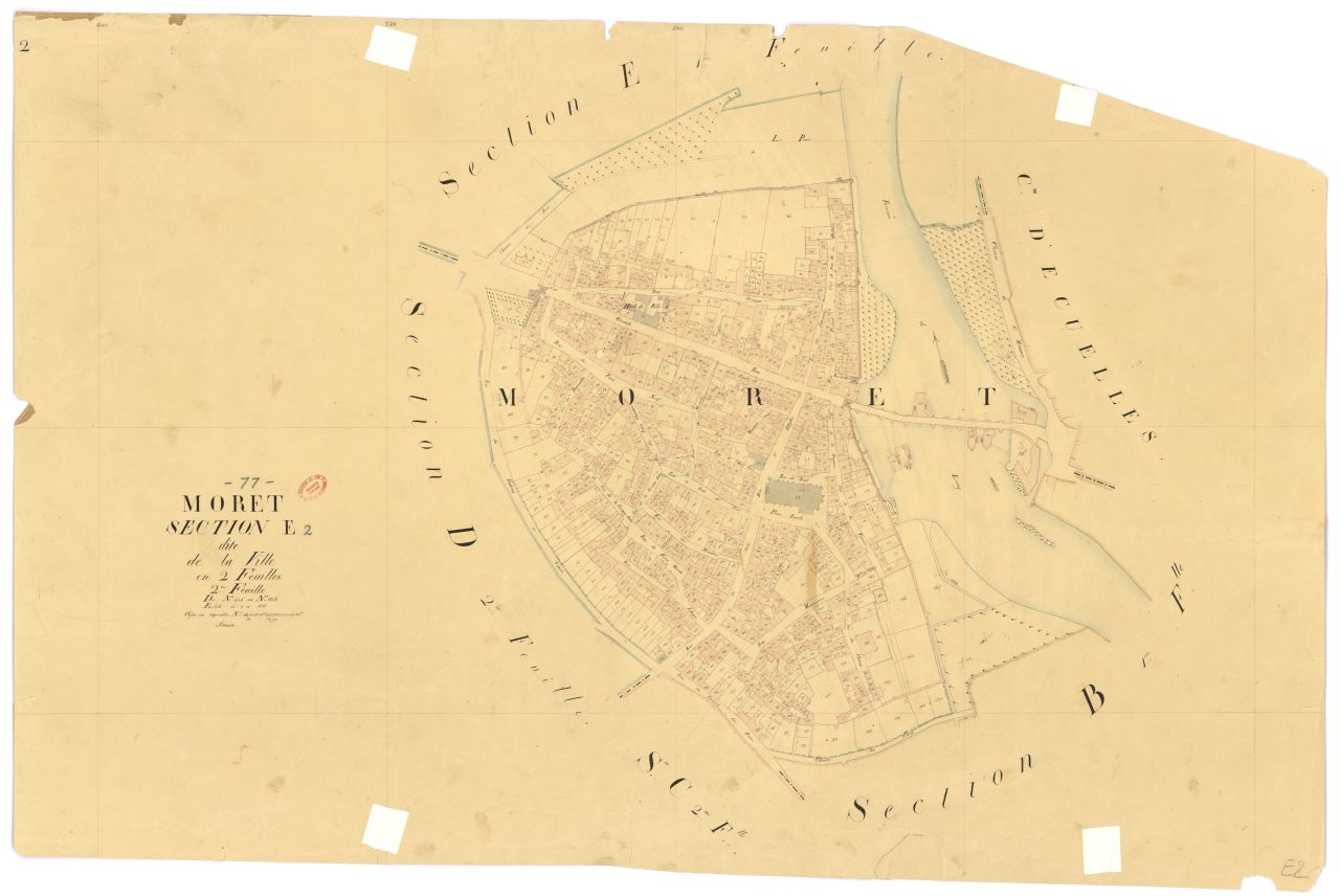 Section E dite de la Ville, en 3 feuilles, 2eme feuille