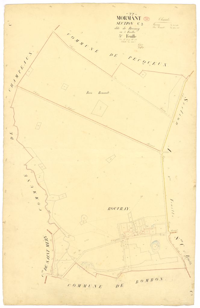 Section C dite de Bressoy, en 3 feuilles, 3eme feuille