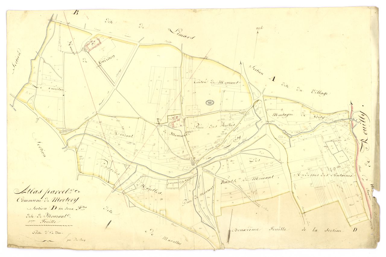 minute, section D, 1ere feuille