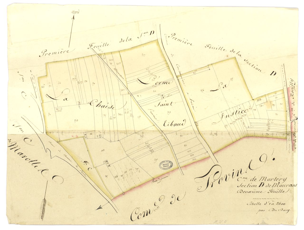 minute, section D, 2eme feuille